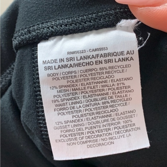 Nike Power Legend Mid Rise Black Training Crop Legging - Picture 7 of 12